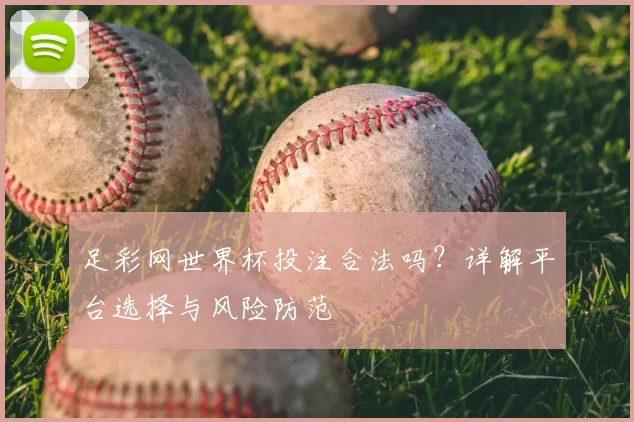 足彩网世界杯投注合法吗？详解平台选择与风险防范